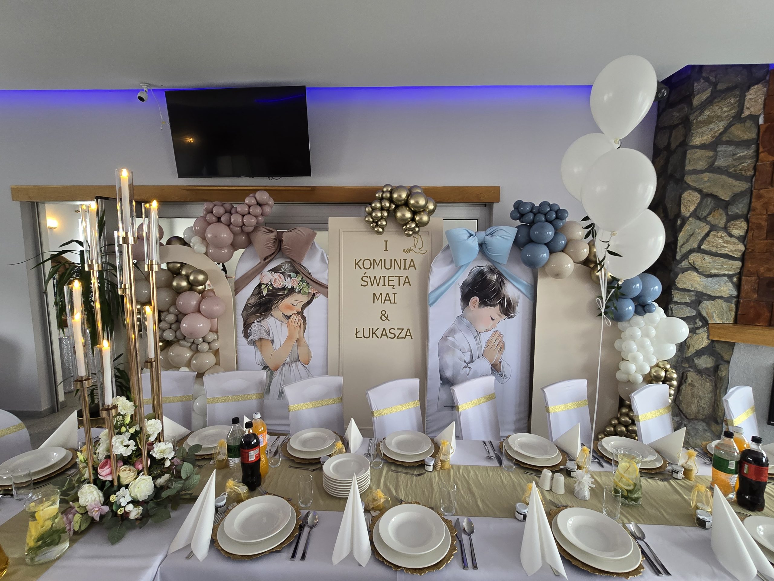 dekoracja komunii świętej
